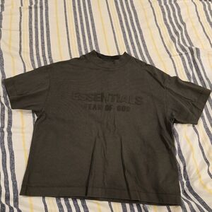 Essentials Fear of God Gun Metal T-Shirt